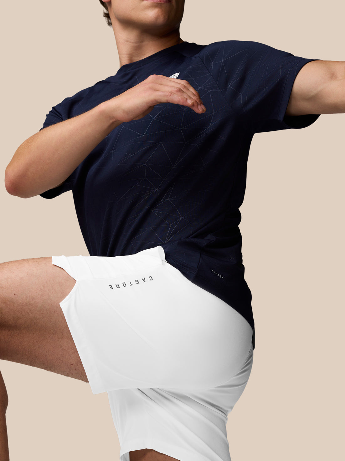 Adapt Training 7" Shorts - White/Navy - White/Midnight Navy