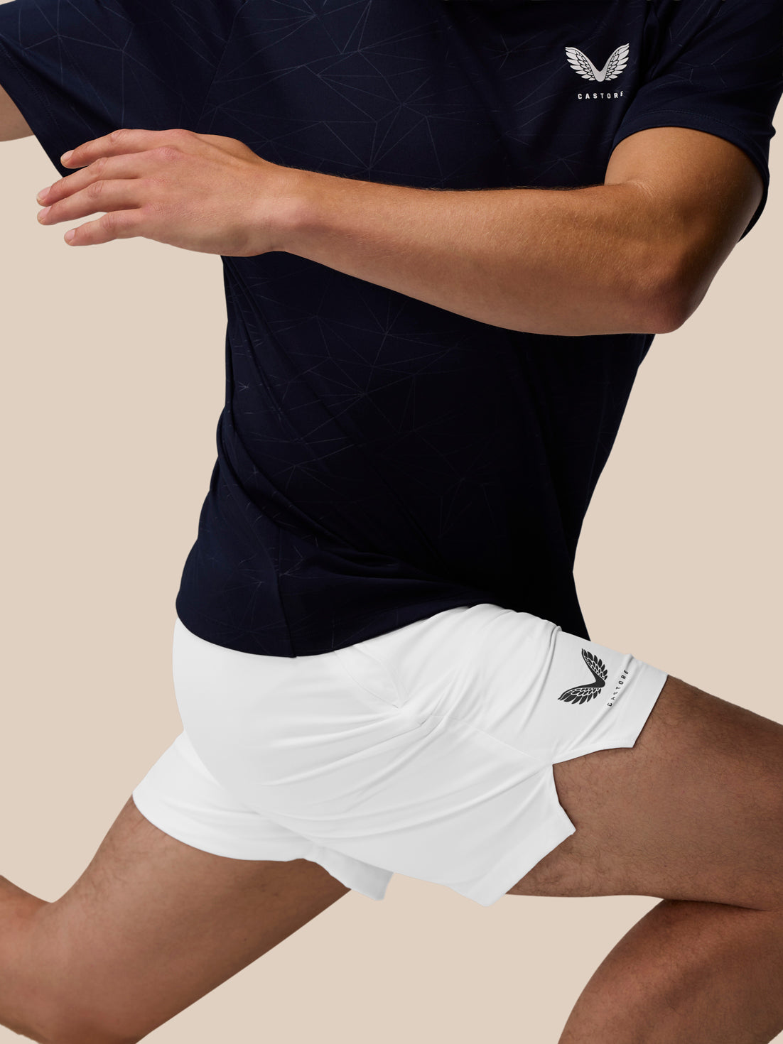 Adapt Training 7" Shorts - White/Navy - White/Midnight Navy