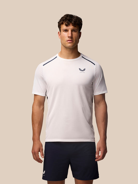 Men’s Apex Aeromesh T-Shirt - White/Blue