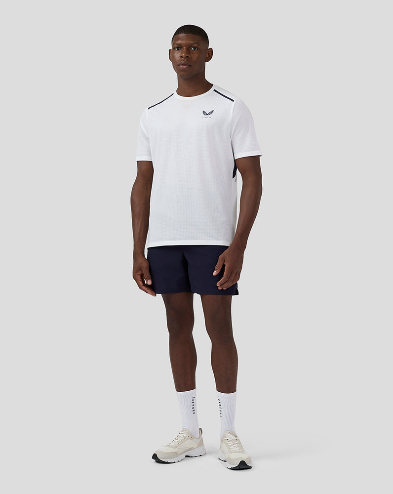 Men’s Apex Aeromesh T-Shirt - White/Blue