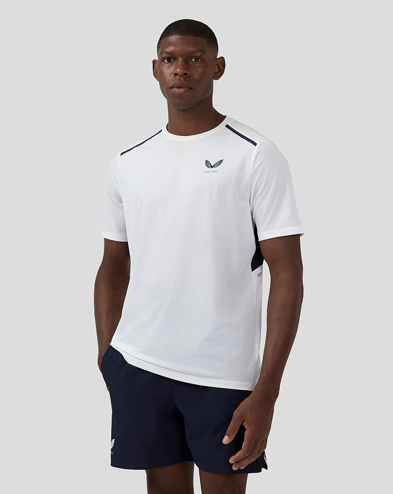 Men’s Apex Aeromesh T-Shirt - White/Blue