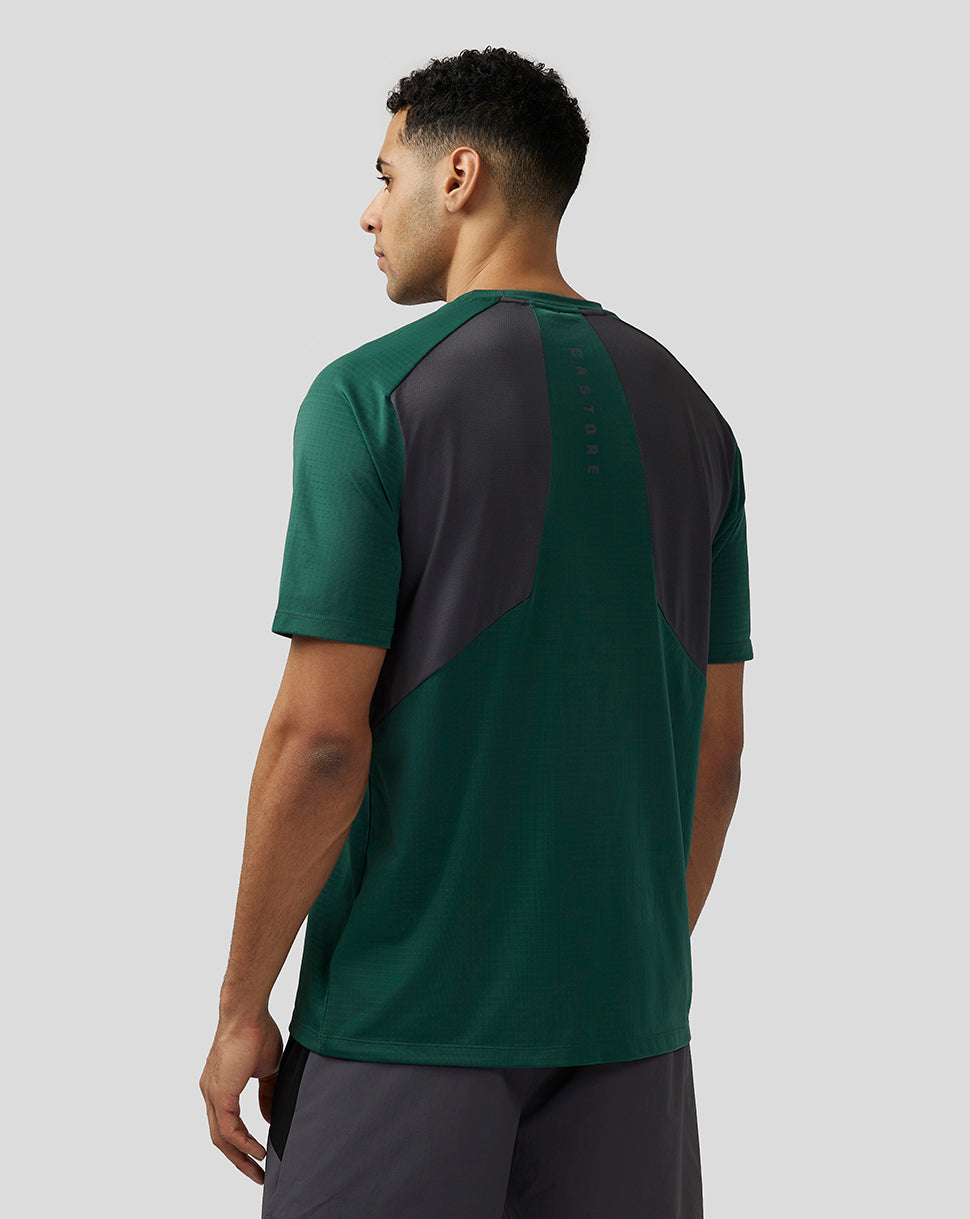Men’s Apex Aeromesh T-Shirt – Grün - Kieferngrau