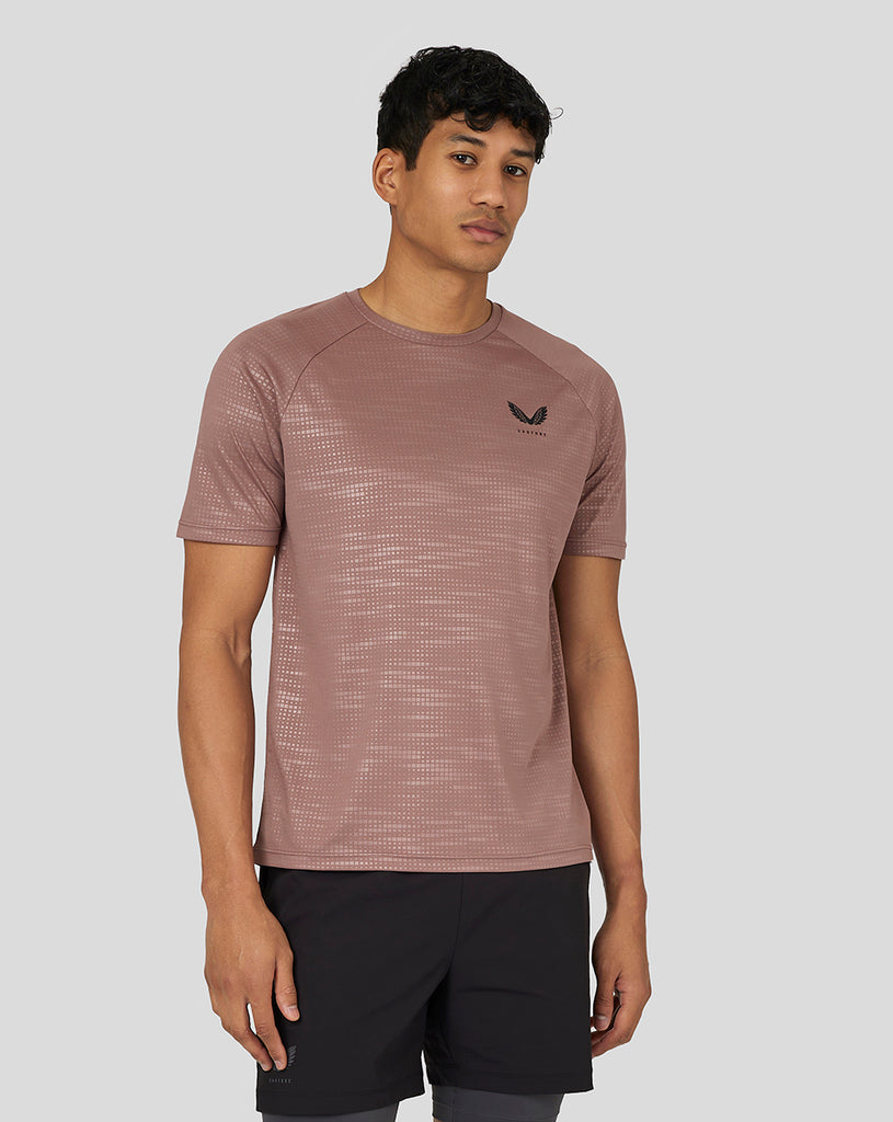 Men’s Flow Short Sleeve Printed T-Shirt - Peach Clay