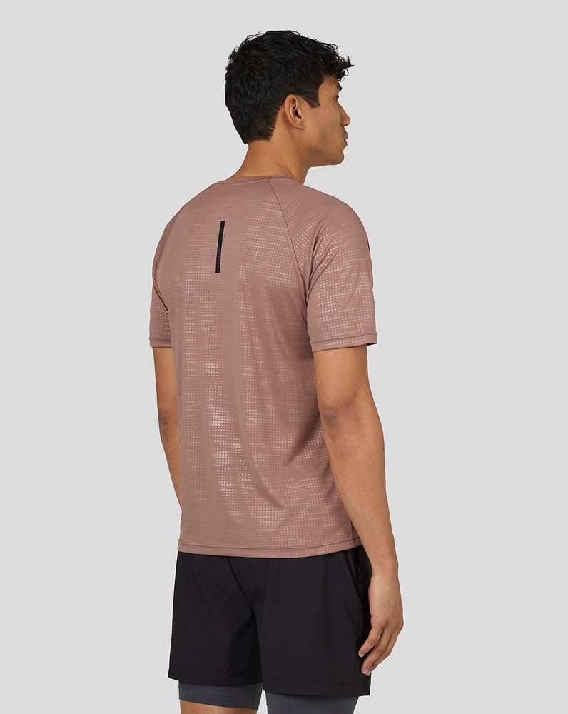 Men’s Flow Short Sleeve Printed T-Shirt - Peach Clay