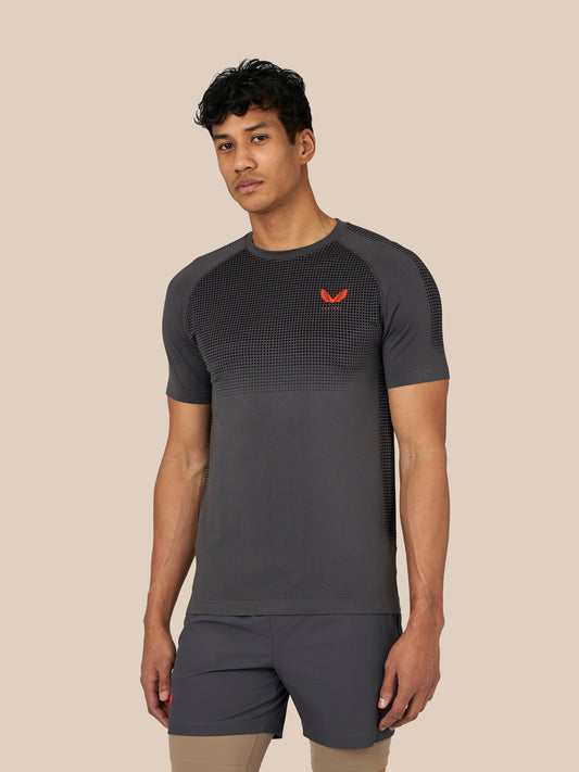 Men’s Flow Seamless Training T-Shirt - Gunmetal