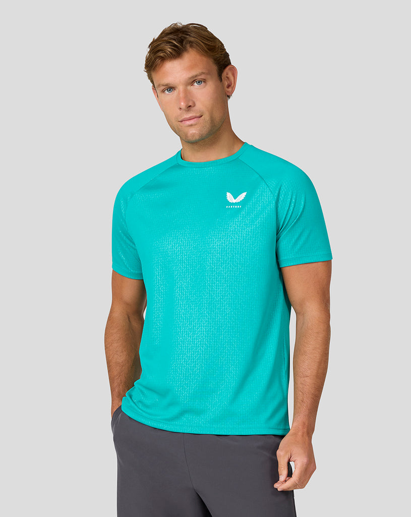 Men’s Adapt Printed T-Shirt - Aqua