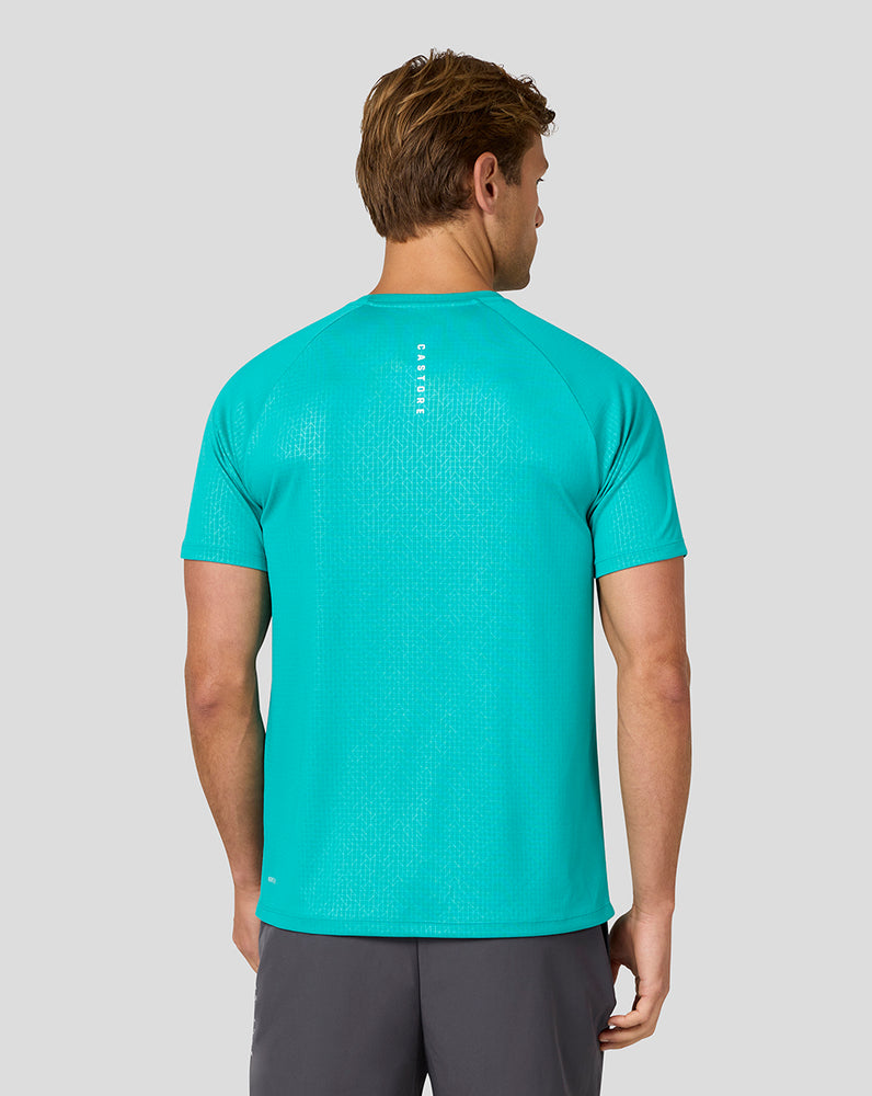 Men’s Adapt Printed T-Shirt - Aqua