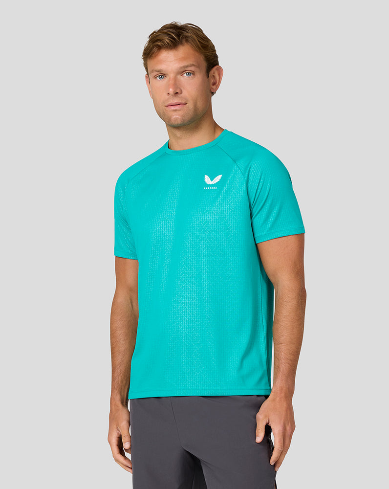 Men’s Adapt Printed T-Shirt - Aqua