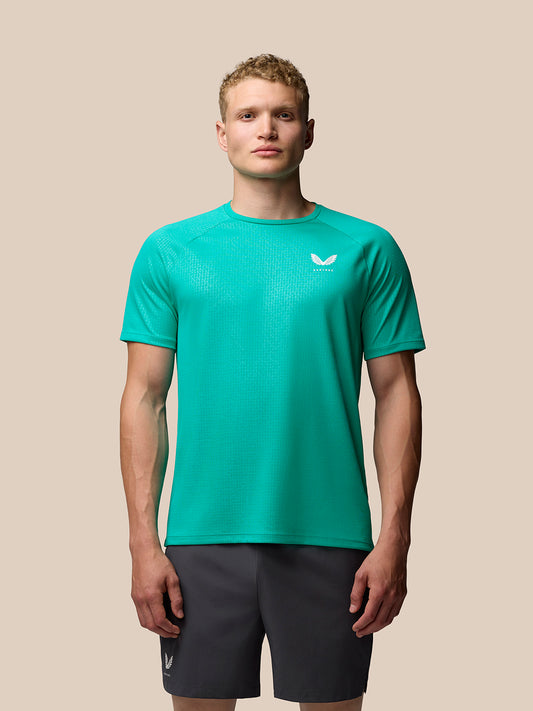 Men’s Adapt Printed T-Shirt - Aqua