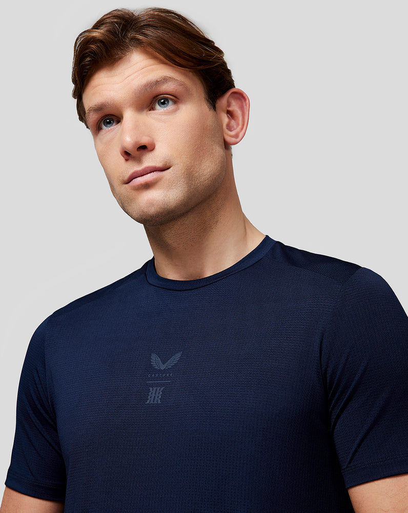 Men’s Reiss Short Sleeve Performance T-Shirt - Midnight Navy