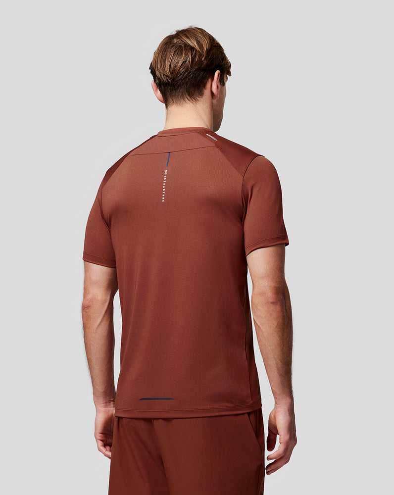 Men’s Reiss Short Sleeve Performance T-Shirt - Rust