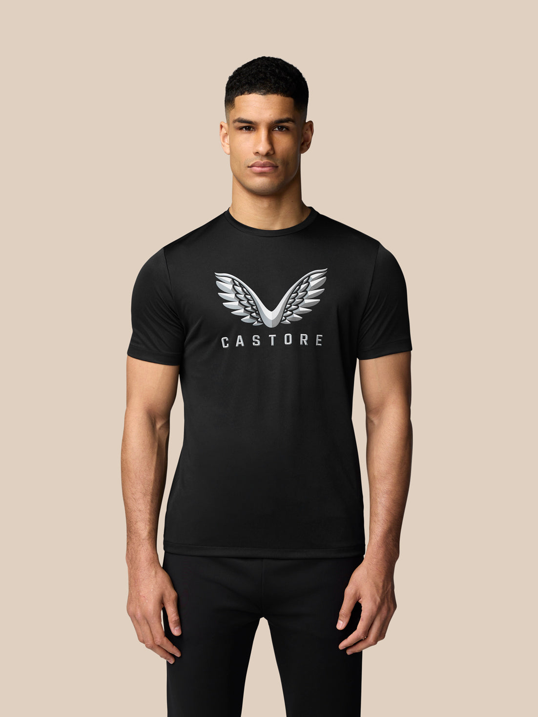 Camiseta Gráfico Training – Negro - Negro/Blanco