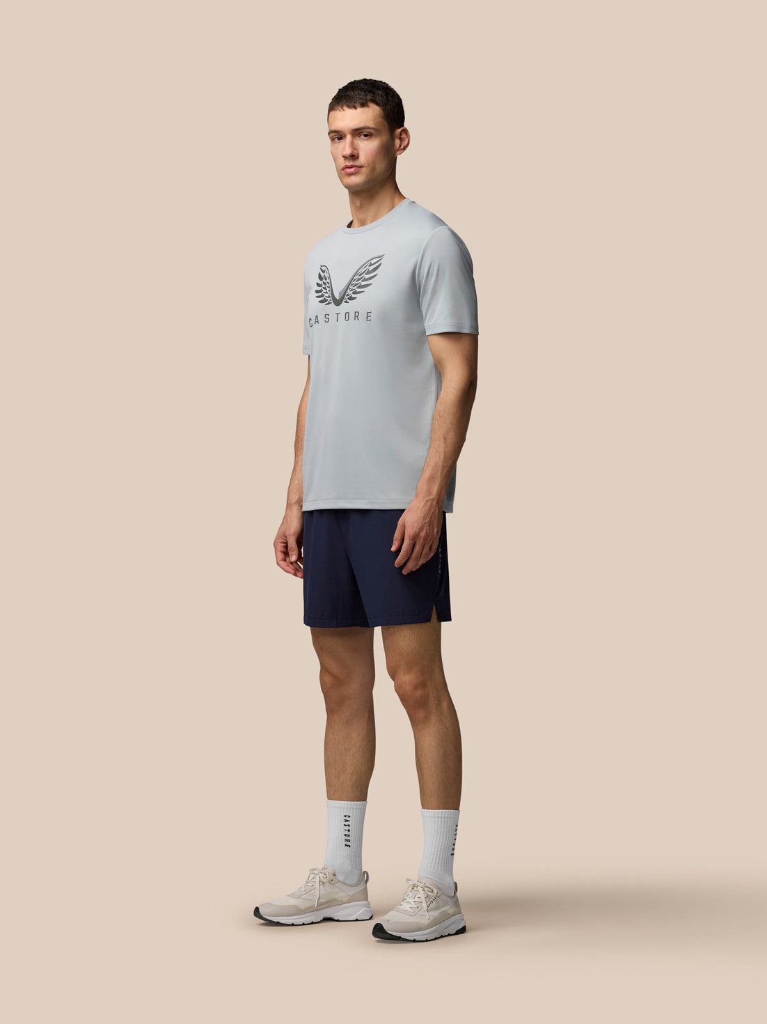 Camiseta Adapt Gráfico Training – Gris/Blanco - Gris/Blanco