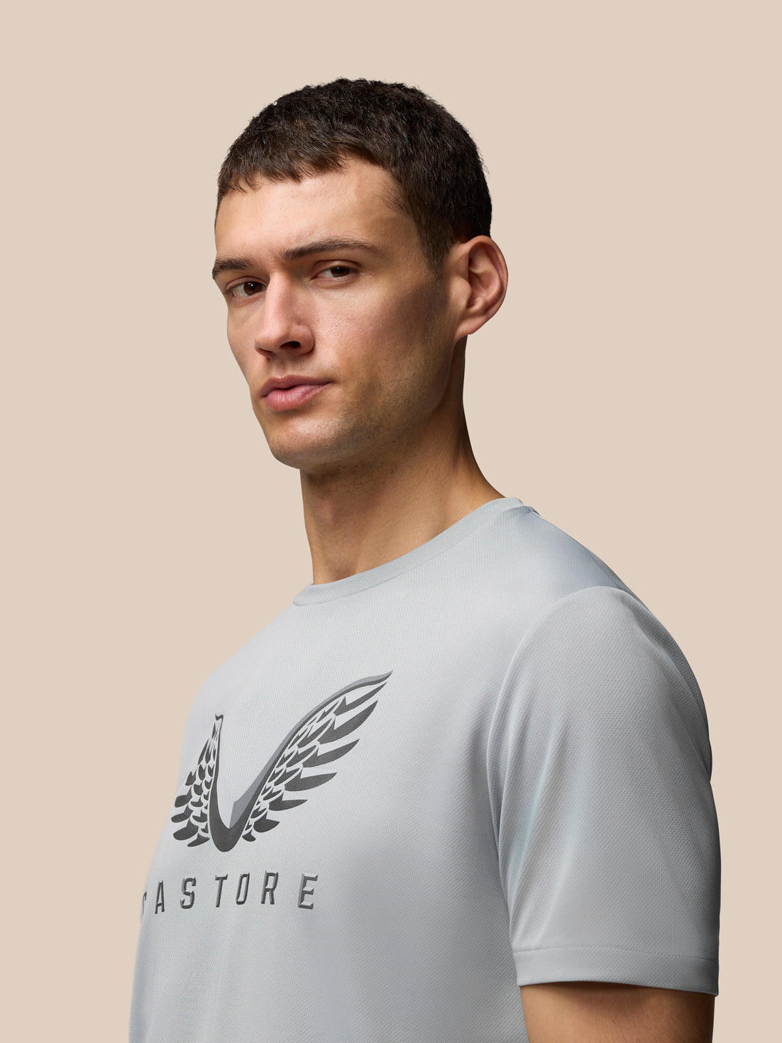 Camiseta Adapt Gráfico Training – Gris/Blanco - Gris/Blanco