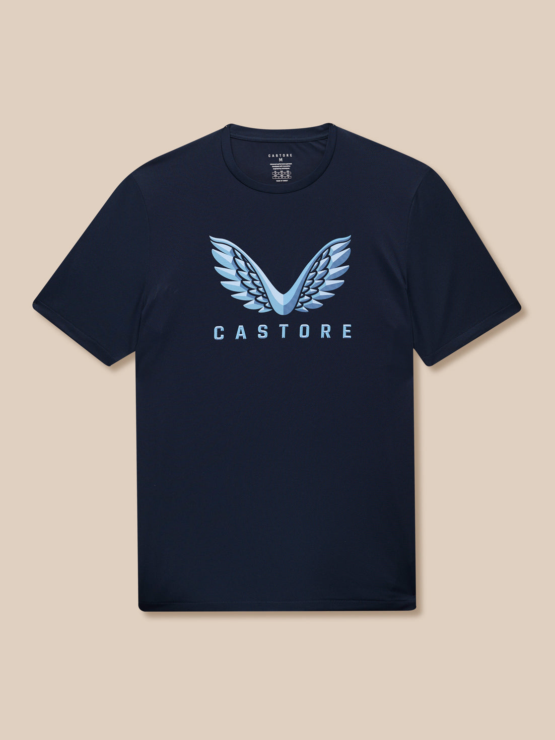Grafik Training T-Shirt – Mitternachtsblau - Midnight Navy/Sky Blue