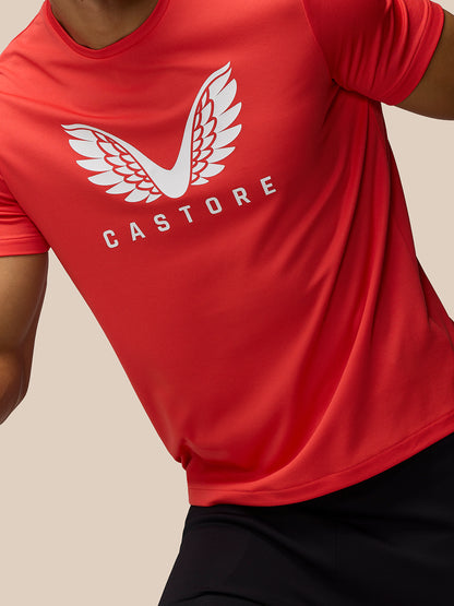 Graphic Training T-Shirt - Poppy Red