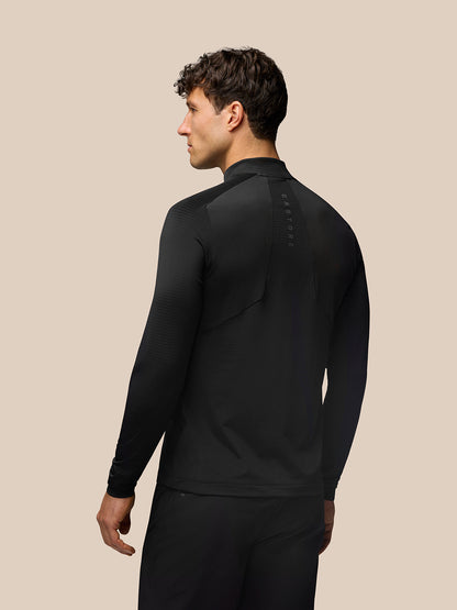 Men’s Apex Aeromesh Quarter Zip - Black