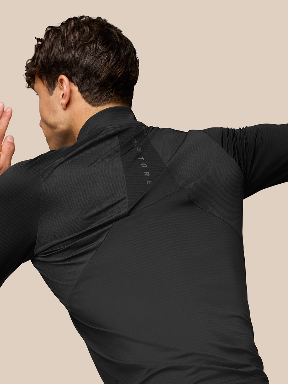 Men’s Apex Aeromesh Quarter Zip - Black