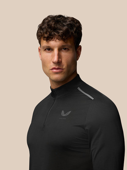 Men’s Apex Aeromesh Quarter Zip - Black