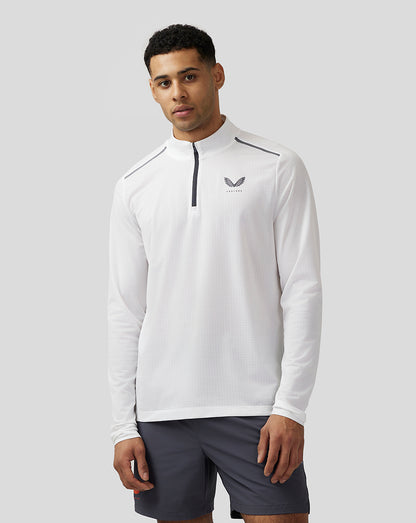 Men’s Apex Aeromesh Quarter Zip - White