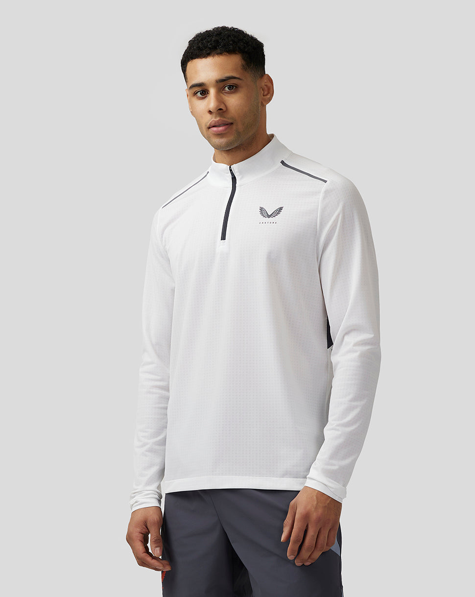 Men’s Apex Aeromesh Quarter Zip - White