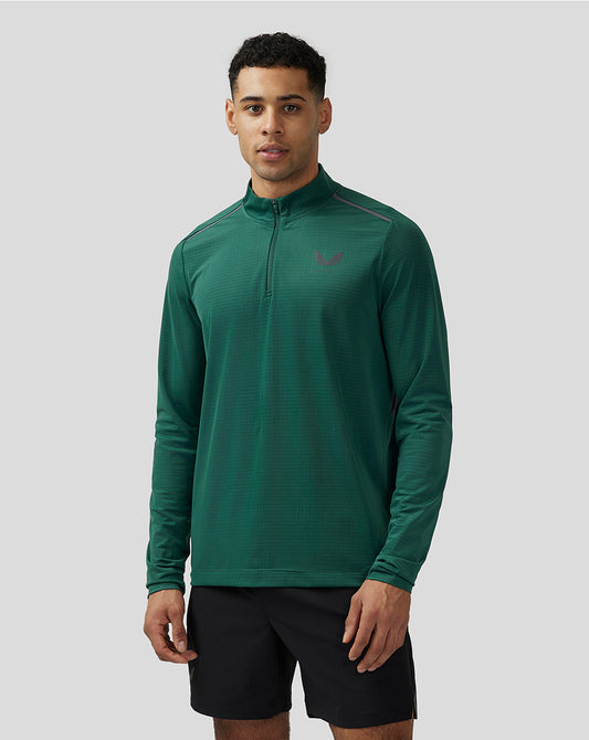 Men’s Apex Aeromesh Quarter Zip - Green