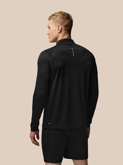 Men’s Adapt Quarter Zip Top - Black