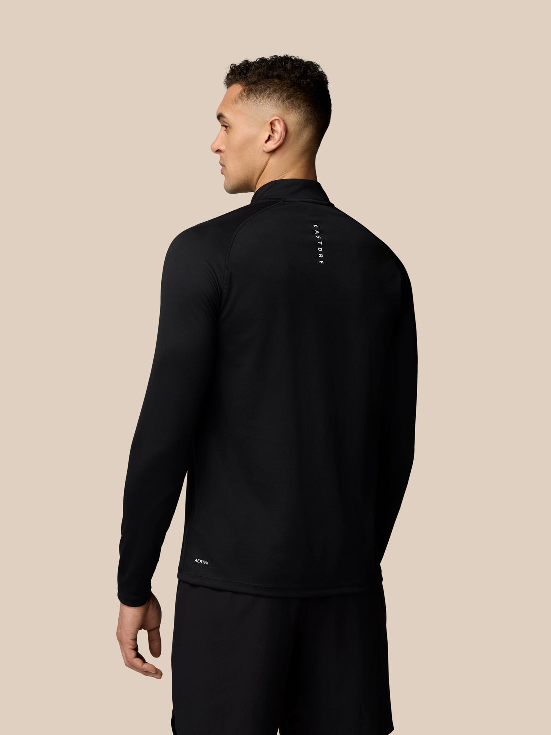 Adapt Training Top con cremallera de 1/4 - Negro - Negro