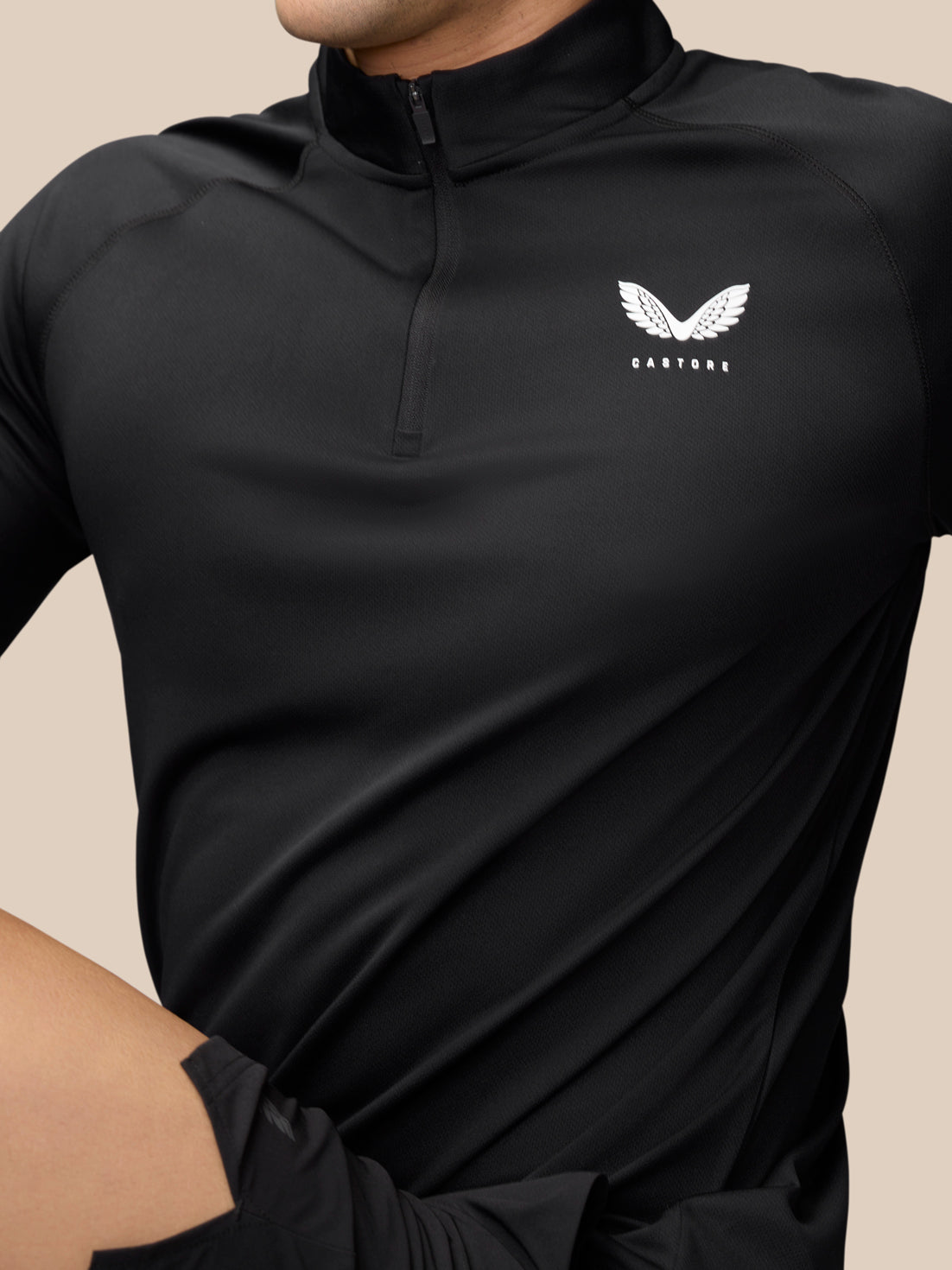 Adapt Training Top con cremallera de 1/4 - Negro - Negro