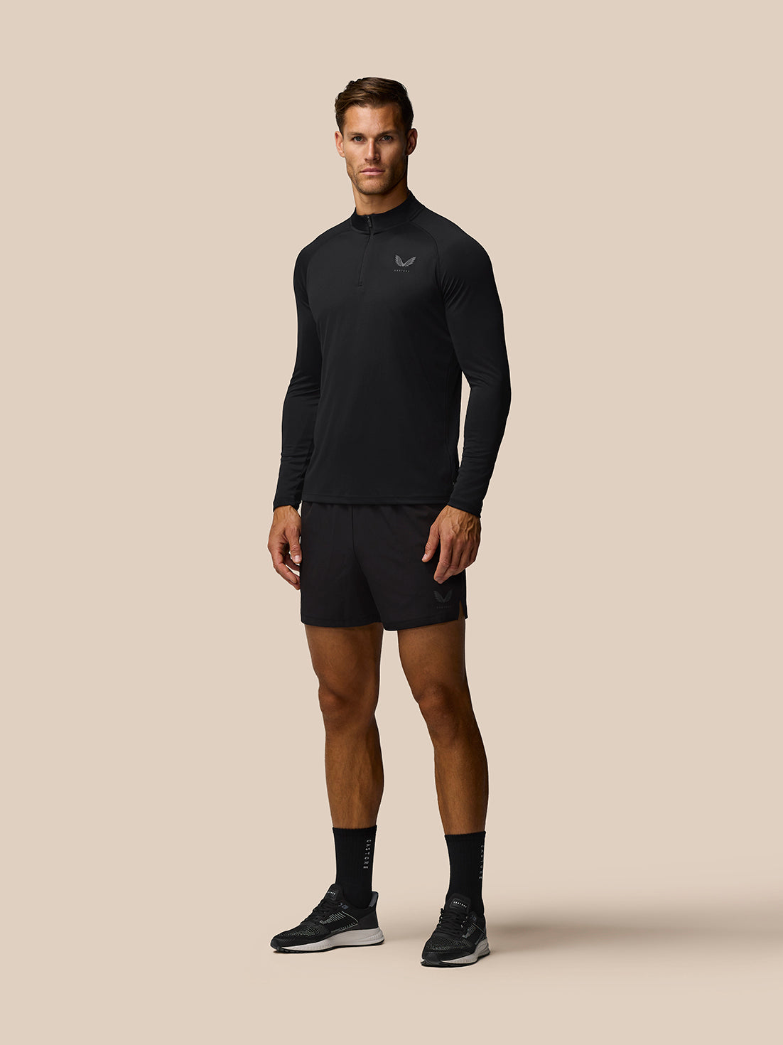Adapt Training 1/4 Zip Top - Black - Black/Gunmetal