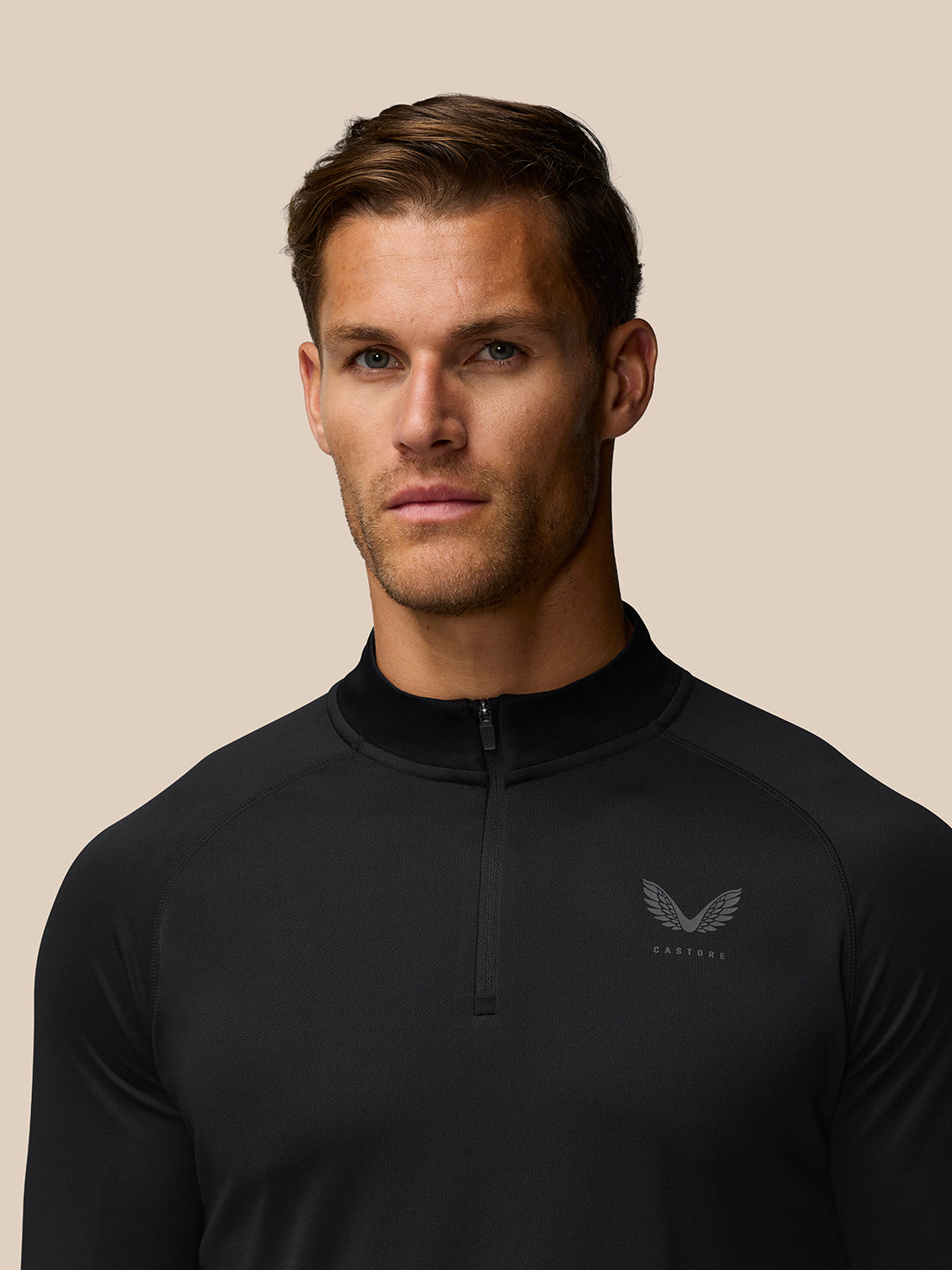 Adapt Training 1/4 Zip Top - Black - Black/Gunmetal