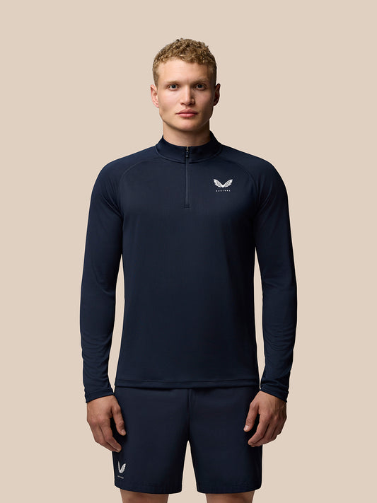 Men’s Adapt Quarter Zip Top – Midnight Navy