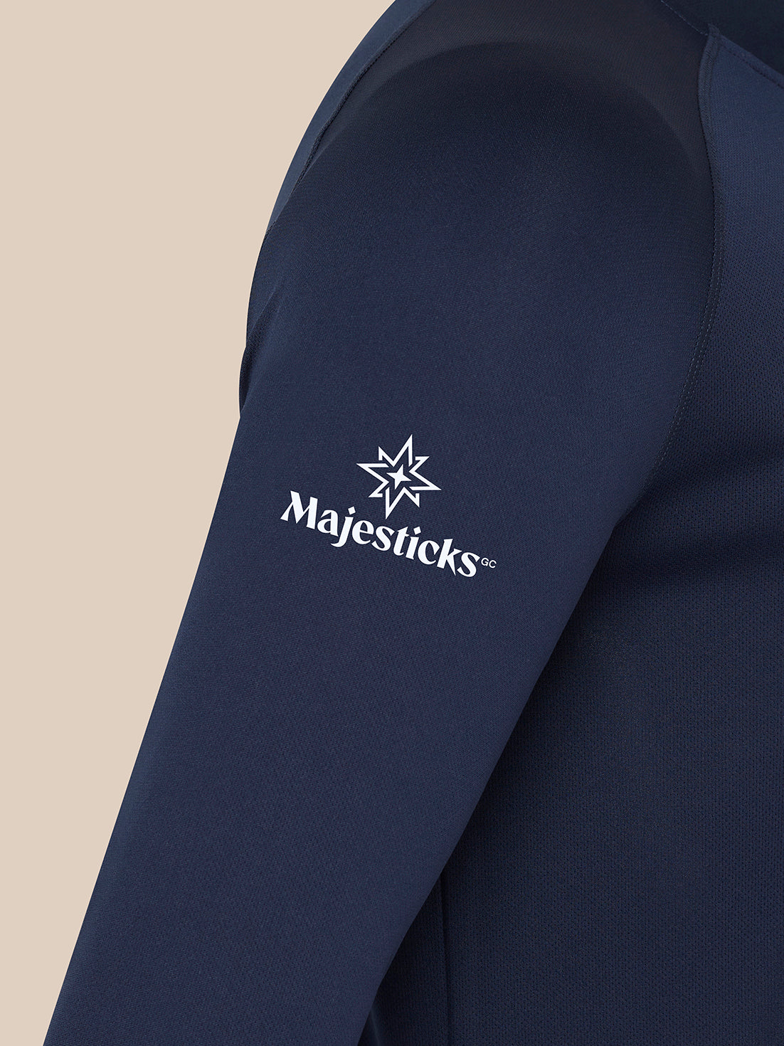 Majesticks 1/4 Zip Top - Navy - Midnight Navy