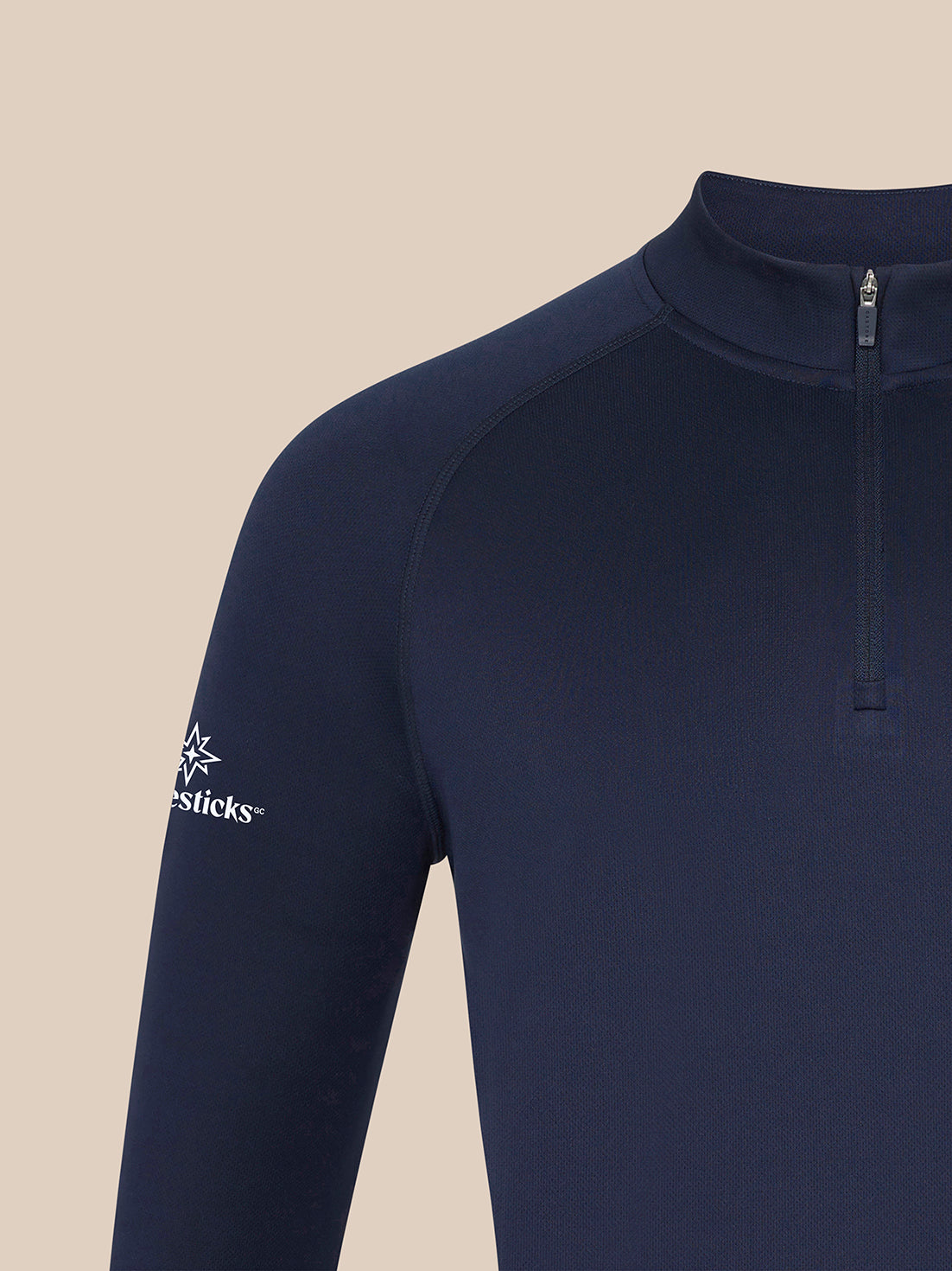 Majesticks 1/4 Zip Top - Navy - Midnight Navy
