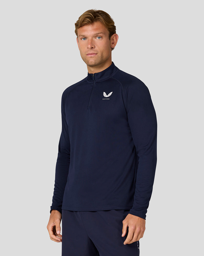 Men’s Adapt Quarter Zip Top – Midnight Navy