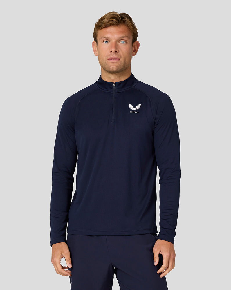 Men’s Adapt Quarter Zip Top – Midnight Navy