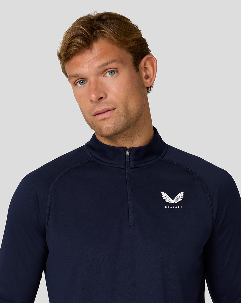 Men’s Adapt Quarter Zip Top – Midnight Navy