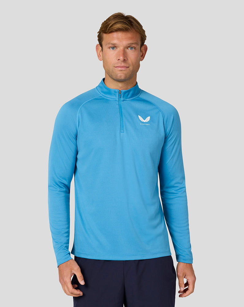 Men’s Adapt Quarter Zip Top – Corn Blue