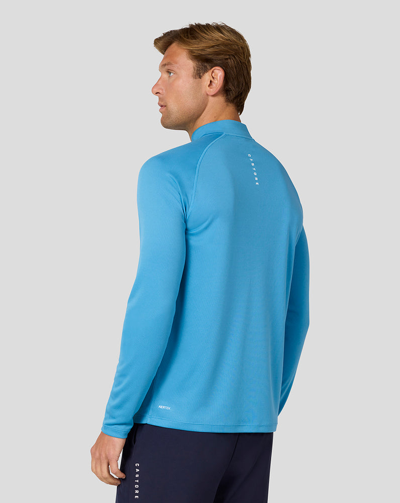 Men’s Adapt Quarter Zip Top – Corn Blue