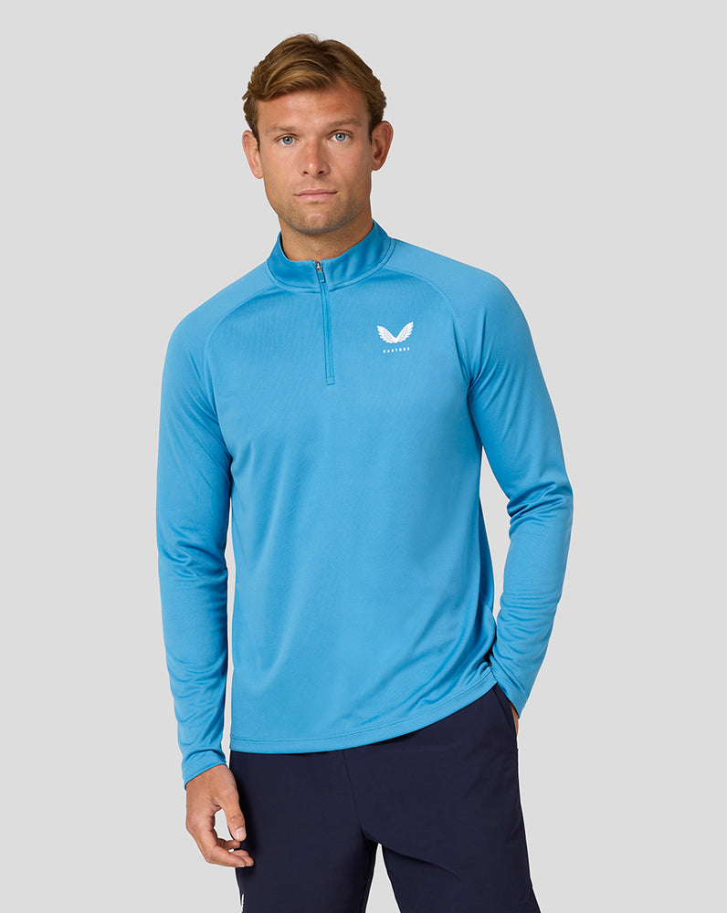 Men’s Adapt Quarter Zip Top – Corn Blue