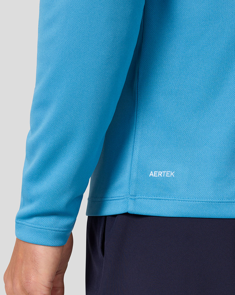 Men’s Adapt Quarter Zip Top – Corn Blue