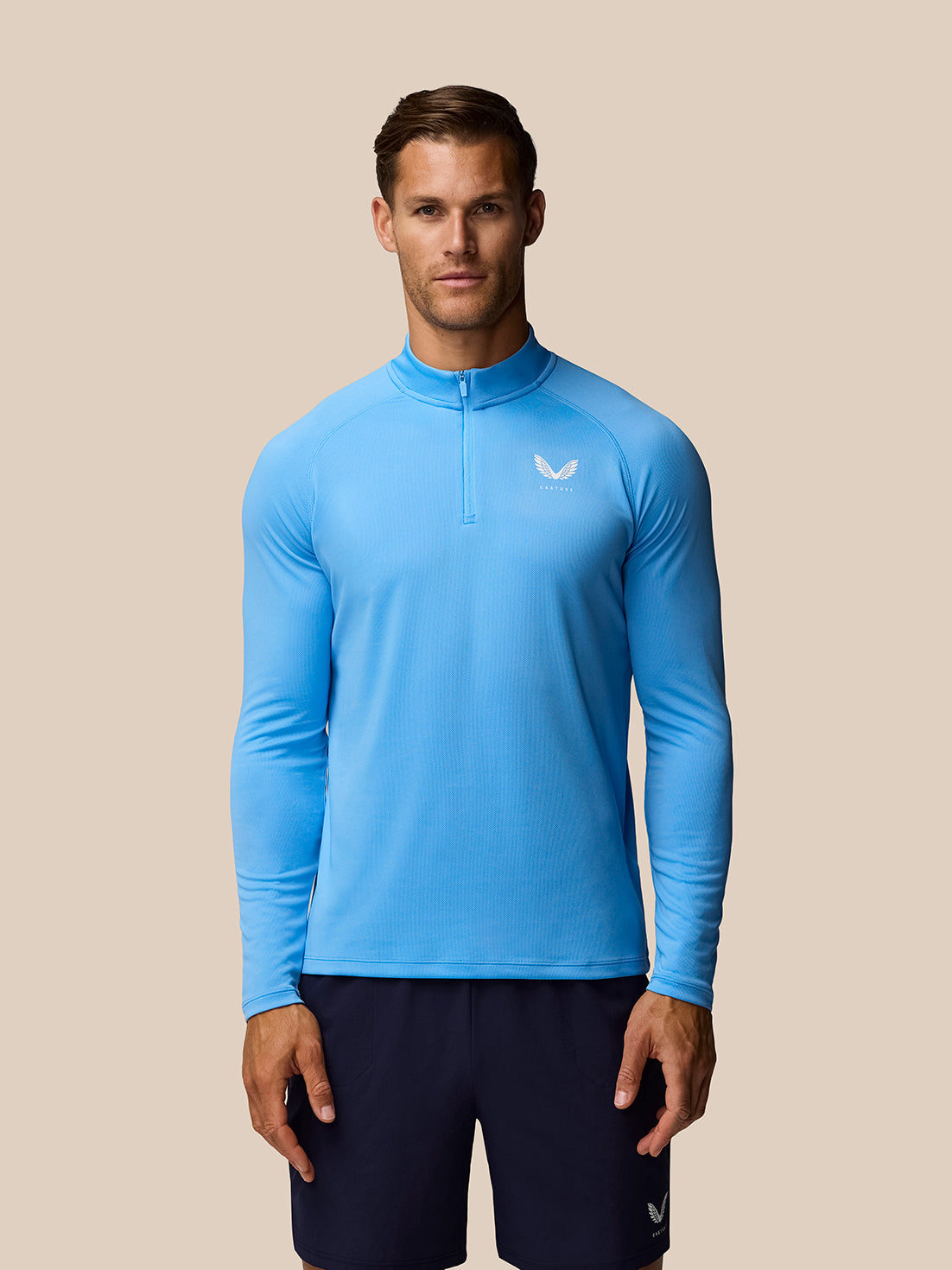 Adapt Training 1/4 Zip Top - Cool Blue