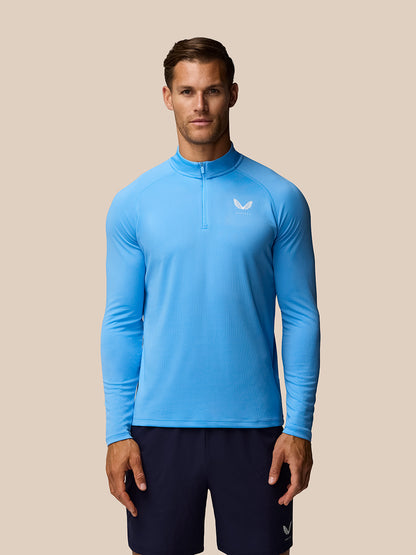 Adapt Training 1/4 Zip Top - Cool Blue