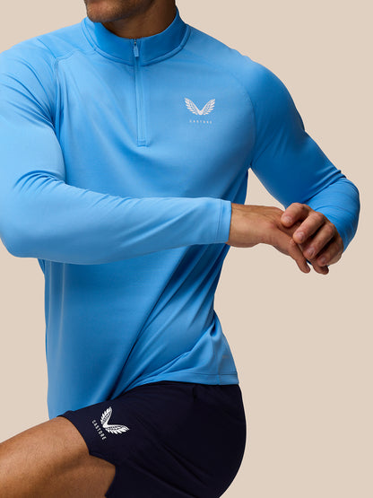 Adapt Training 1/4 Zip Top - Cool Blue