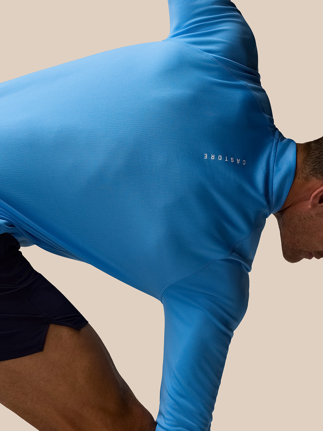 Adapt Training 1/4 Zip Top - Cool Blue - Cool Blue/Mid Grey