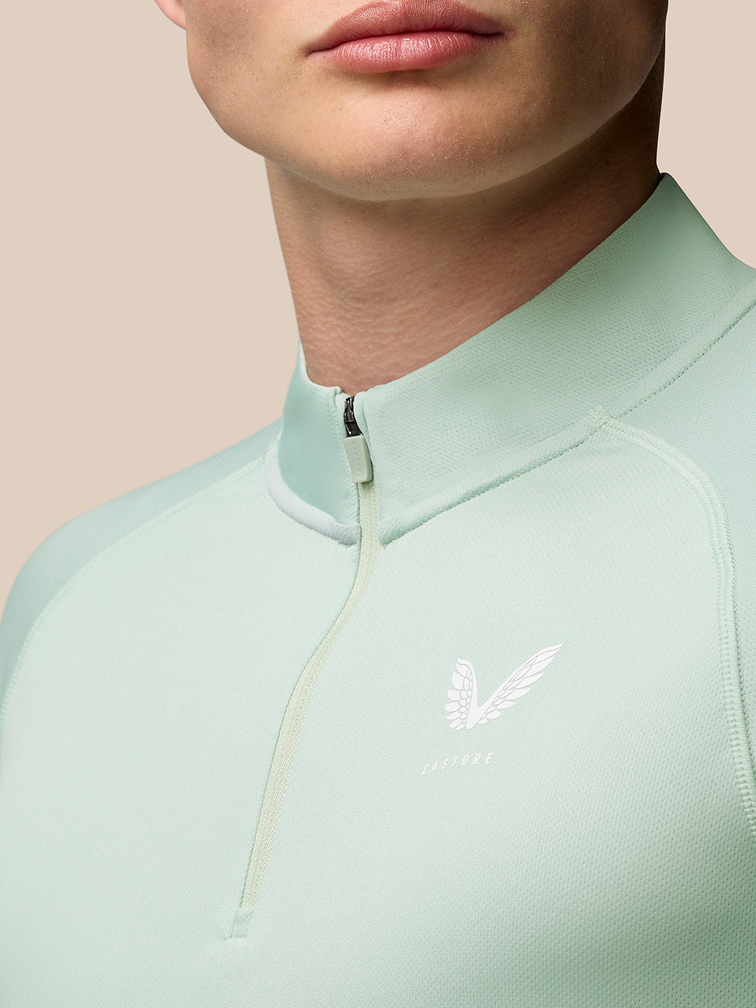Adapt Training 1/4 Zip Top - Green - Green
