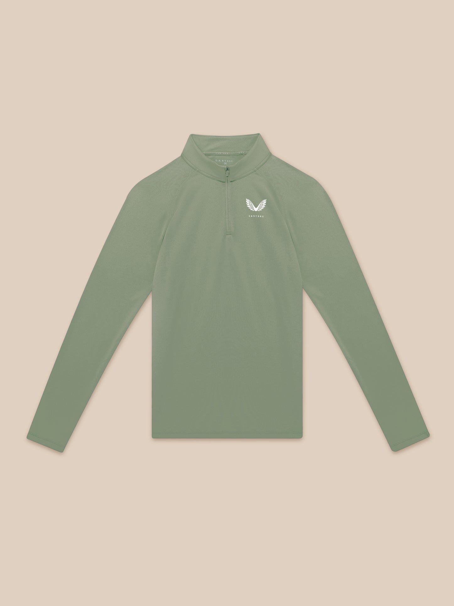 Adapt Training 1/4 Zip Top - Thyme/Mint