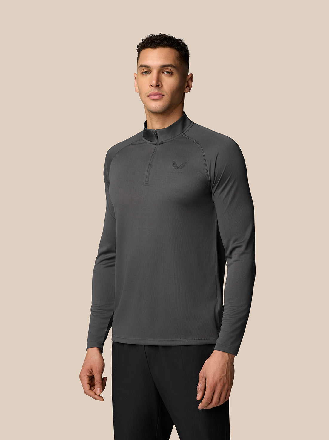 Adapt Training 1/4 Zip Top - Gunmetal - Gunmetal