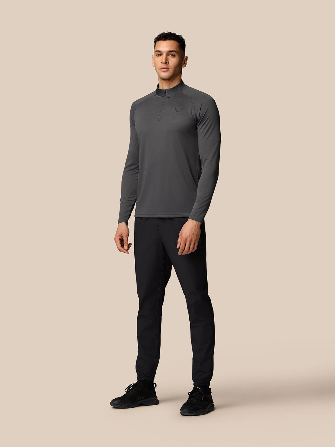 Adapt Training 1/4 Zip Top - Gunmetal - Gunmetal