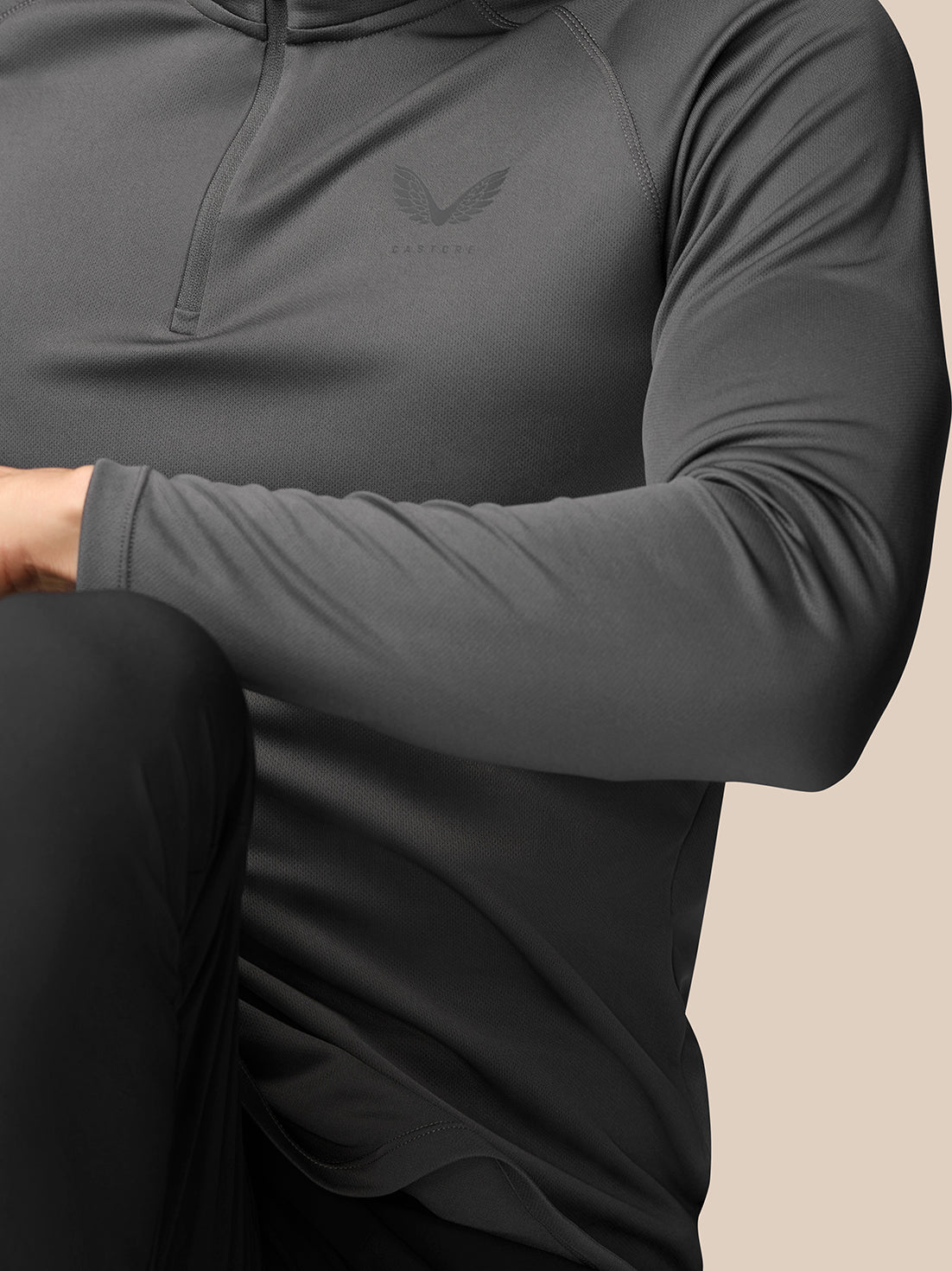 Adapt Training 1/4 Zip Top - Gunmetal - Gunmetal